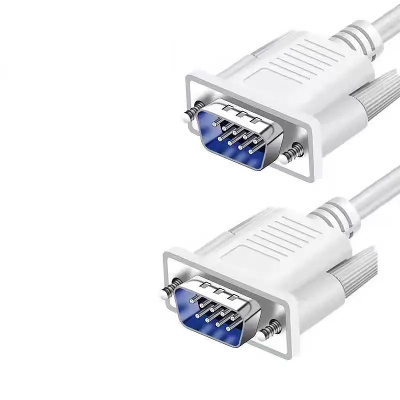 Como se manter firme na trilha segmentada? Caminho inovador do chicote de fios blindado DB9 macho para macho